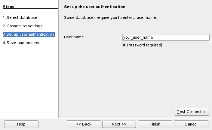 Setting up user
                authentication